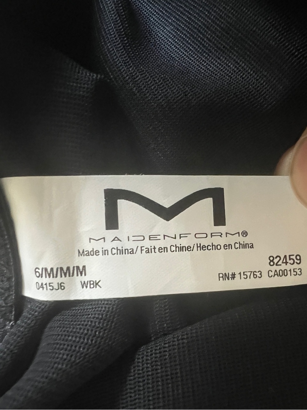 NWT Maidenform Flexees Firm Control Hi-Waist Legging SZ 6/M BLK Stretch Toning - Picture 6 of 7